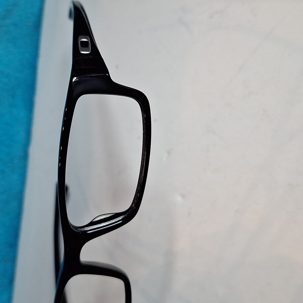 Oakley Eyeglasses Frames Servo OX1066-0153 Polished Black Rectangular Full Rim - Picture 10 of 11